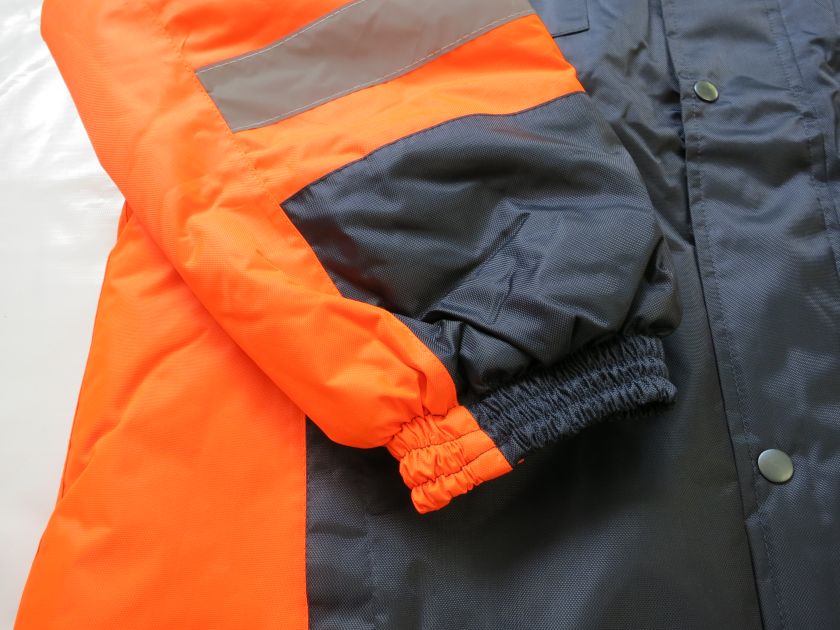 Winter Safety Parka with elastic cuff